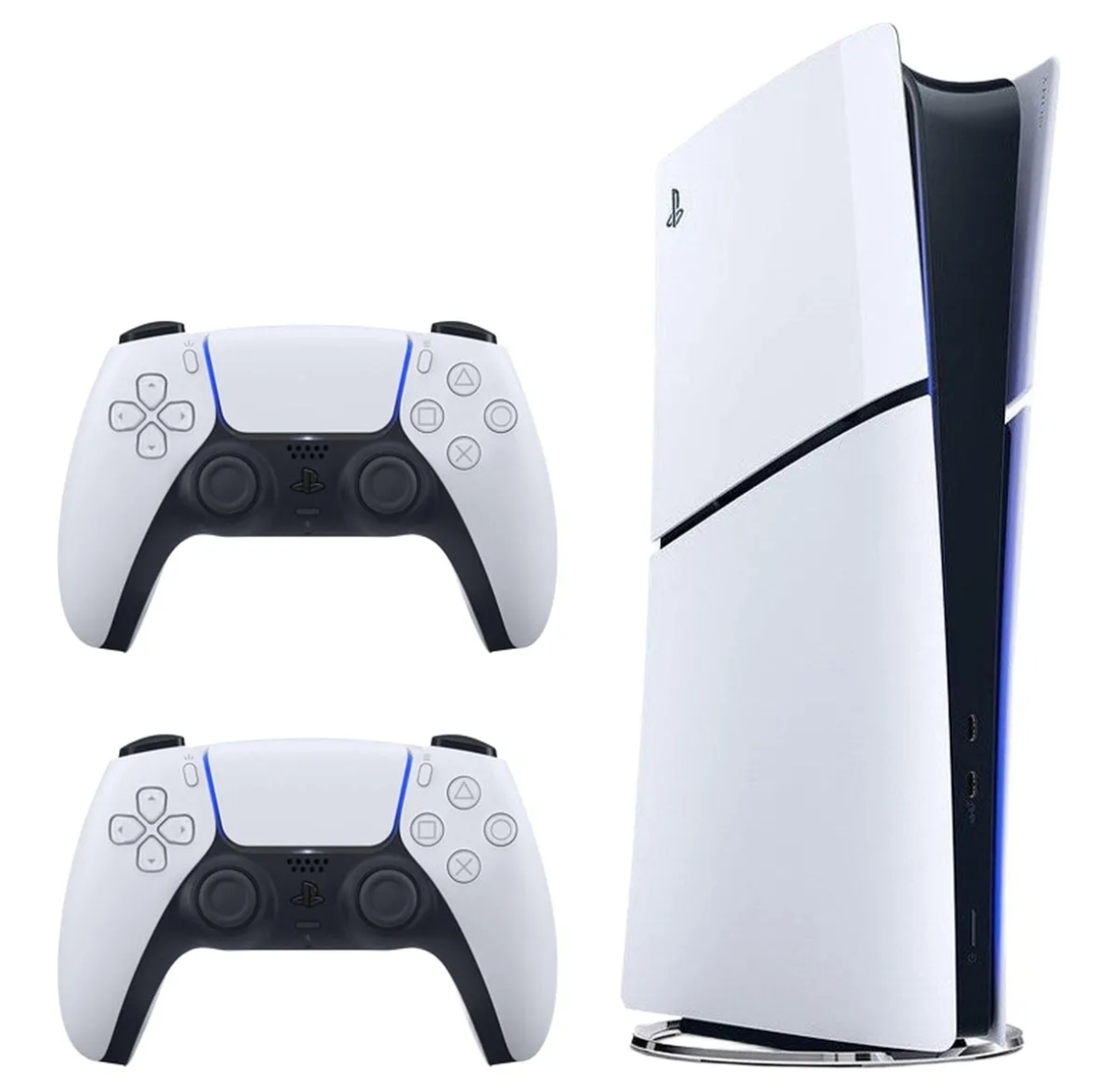 PlayStation 5 Slim Digital Edition کنسول بازی سونی مدل  ظرفیت یک ترابایت ریجن 2016 اروپا به همراه دسته  اضافه